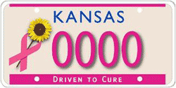 Kansas Breast Cancer Research and Outreach Plate