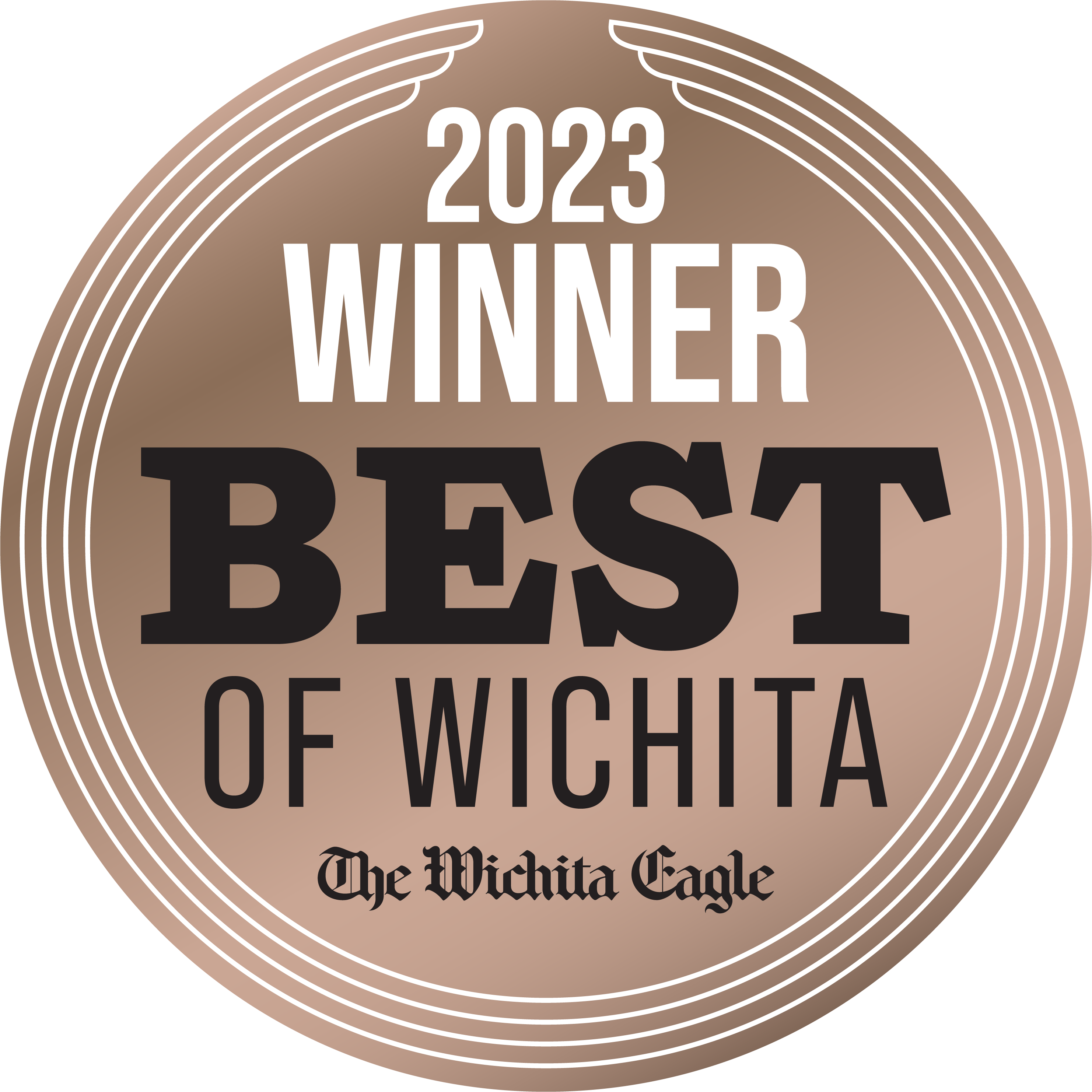 2023 Winner Best of Wichita from Wichita Eagle2023 Winner Best of Wichita from Wichita Eagle